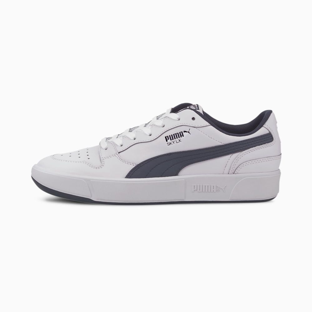 Puma Sky LX Lo Férfi Kosárlabda Cipő - Fehér/Sötétkék ( Hungary - VUPDI5642 )